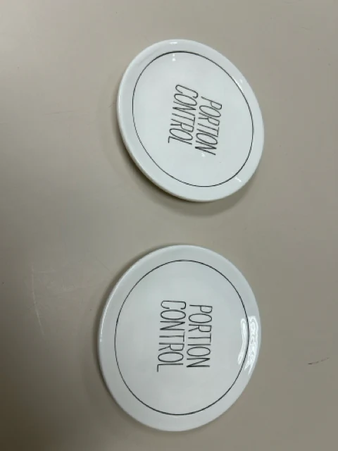 2 PORTION CONTROL SM DISHES