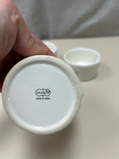 3 ENJOY SMALL CREAM BOWLS - Image 2