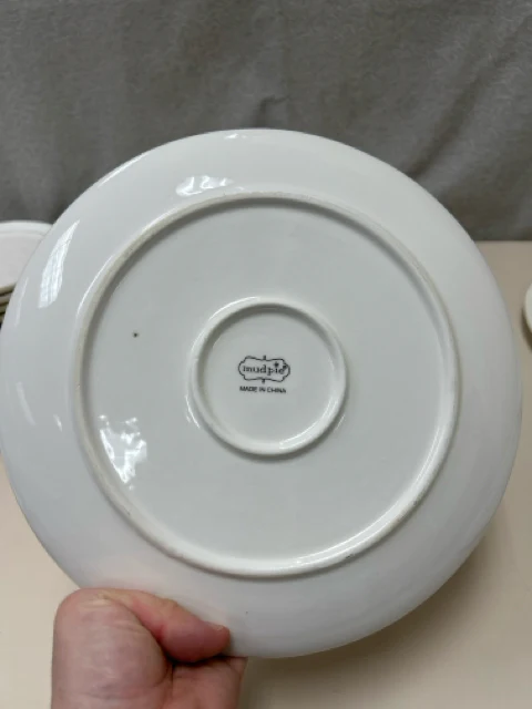 5 CREAM "EAT" PLATES - Image 2