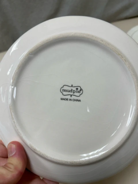 5 YUM CREAM SNACK PLATES - Image 2