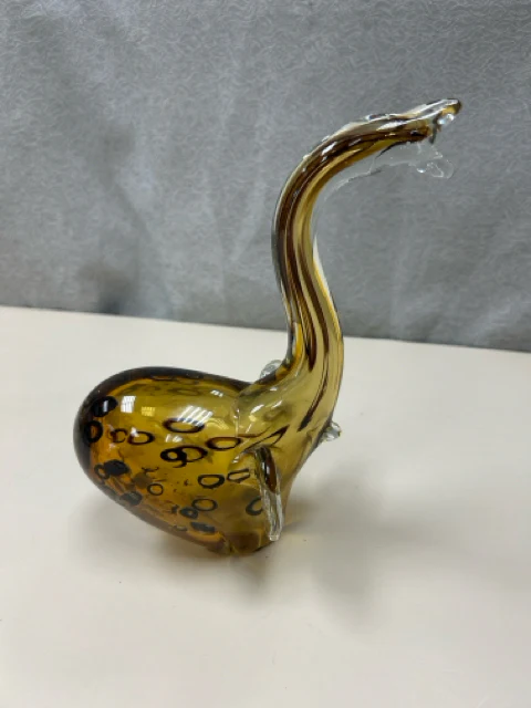 ANIMAL PRINT GLASS ELEPHANT