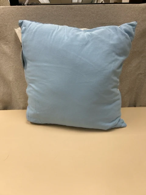 BLUE/WHITE CORAL PILLOW - Image 2