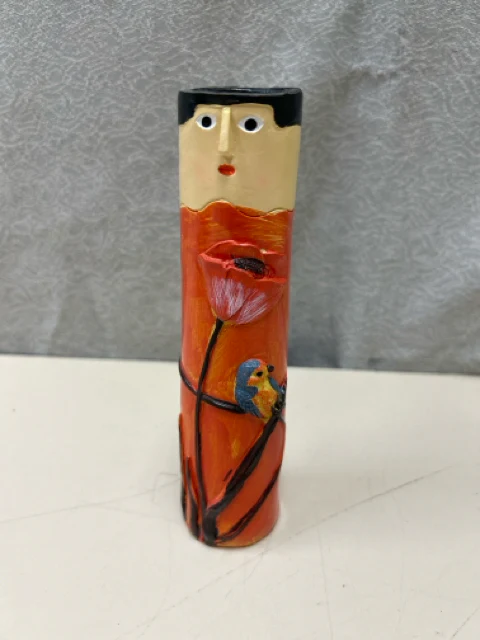 BOHEMIAN BUD VASE CERAMIC