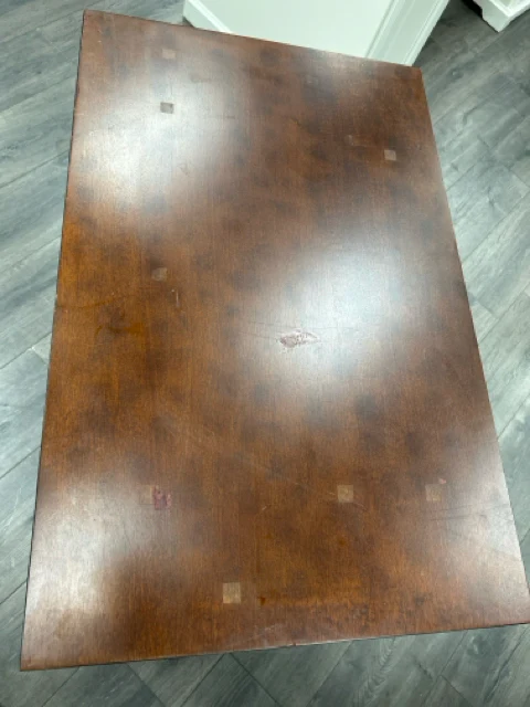 BROWN 3 DRAWER END TABLE - Image 2