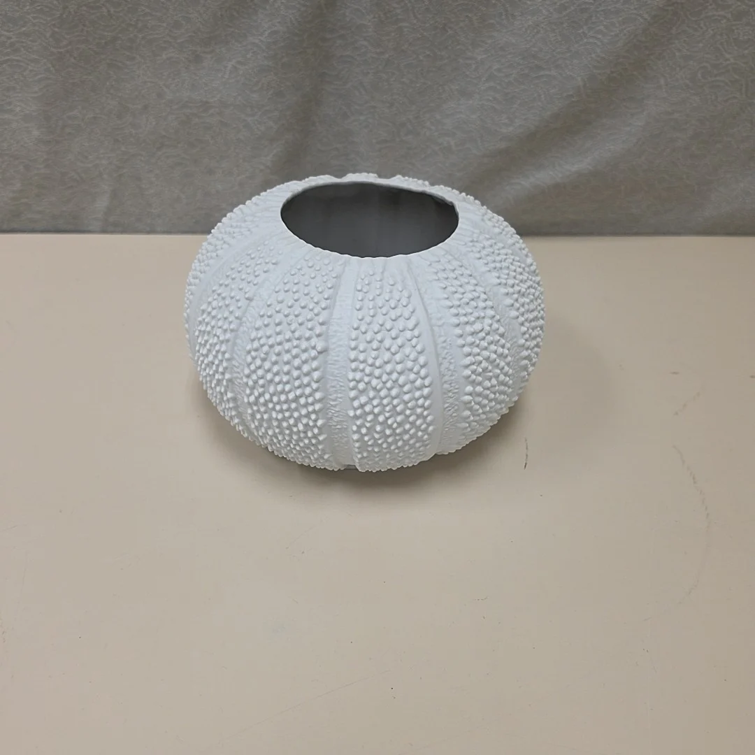 CERAMIC SEA URCHIN VASE