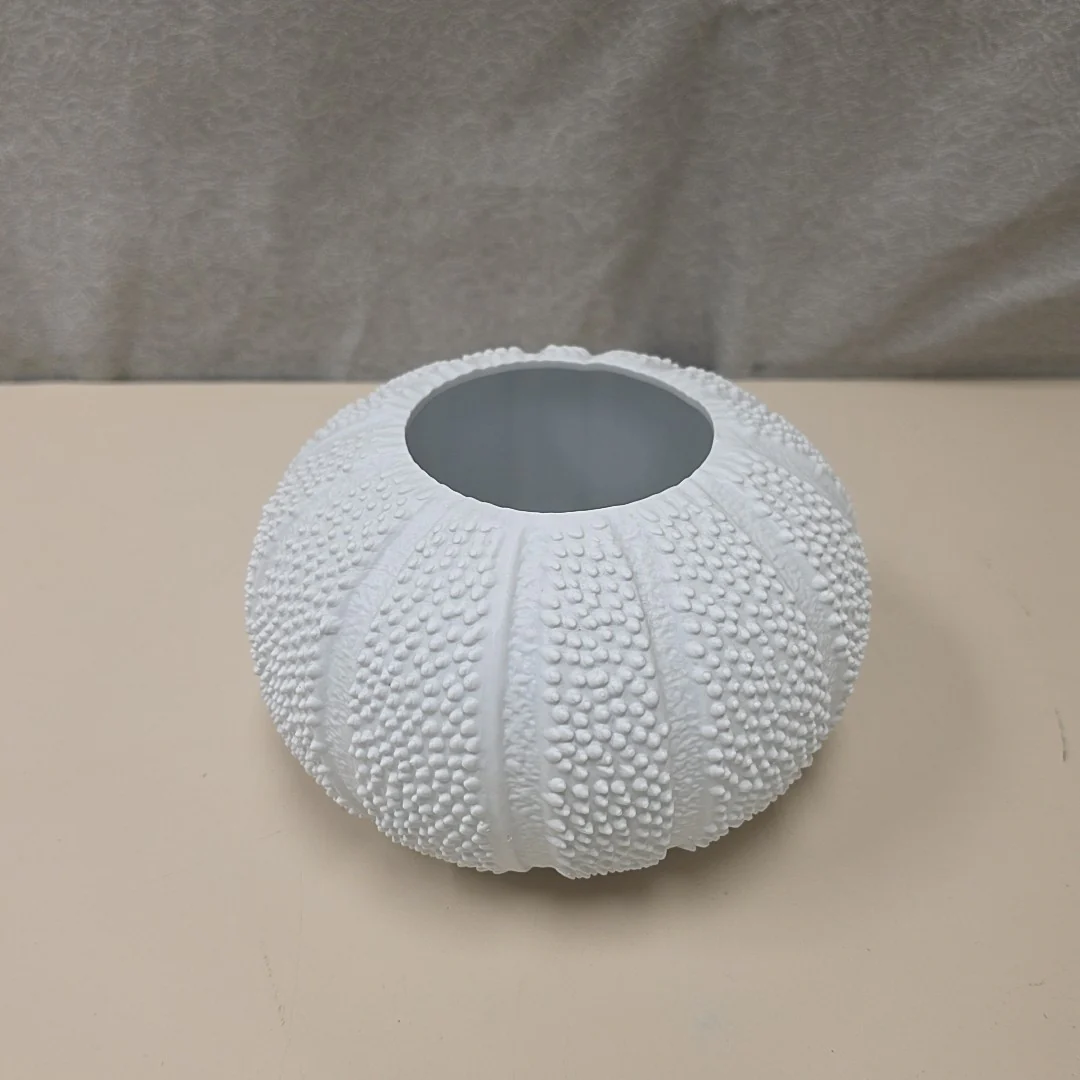CERAMIC SEA URCHIN VASE