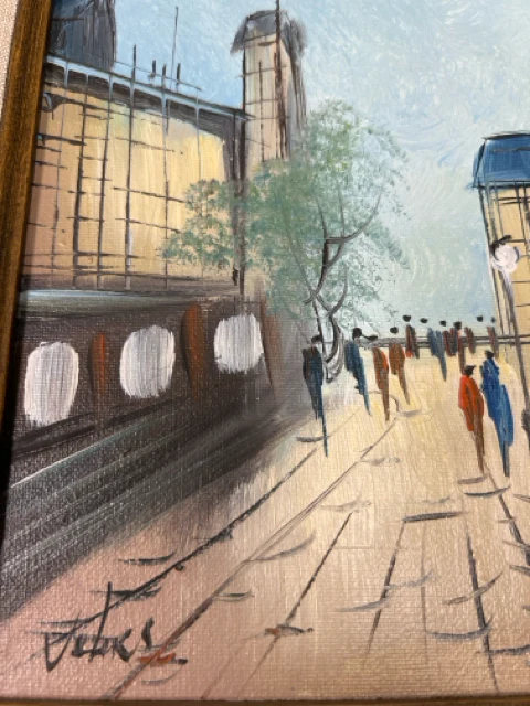 CITYSCAPE OIL PAINTING - Image 2