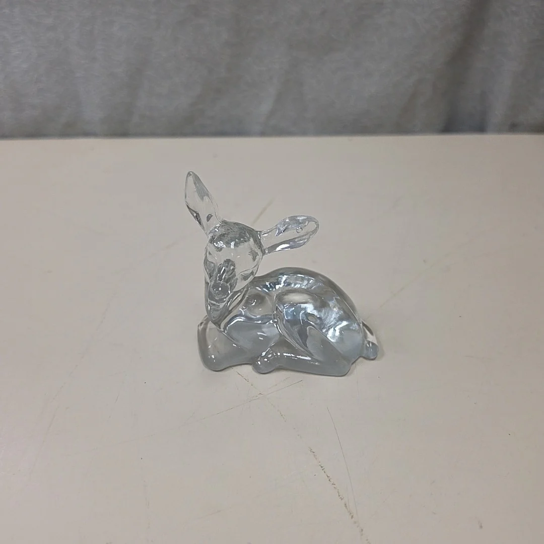CLEAR GLASS FAWN