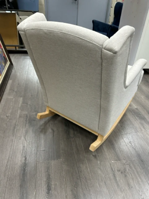 CREAM UPHOL ROCKING CHAIR - Image 2