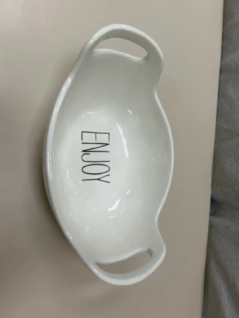 ENJOY CREAM HANDLES BOWL