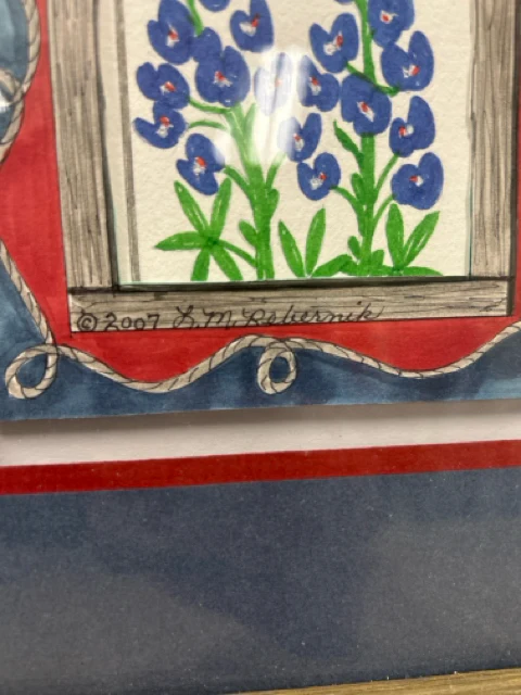 FLORAL HOWDY ARTWORK - Image 2