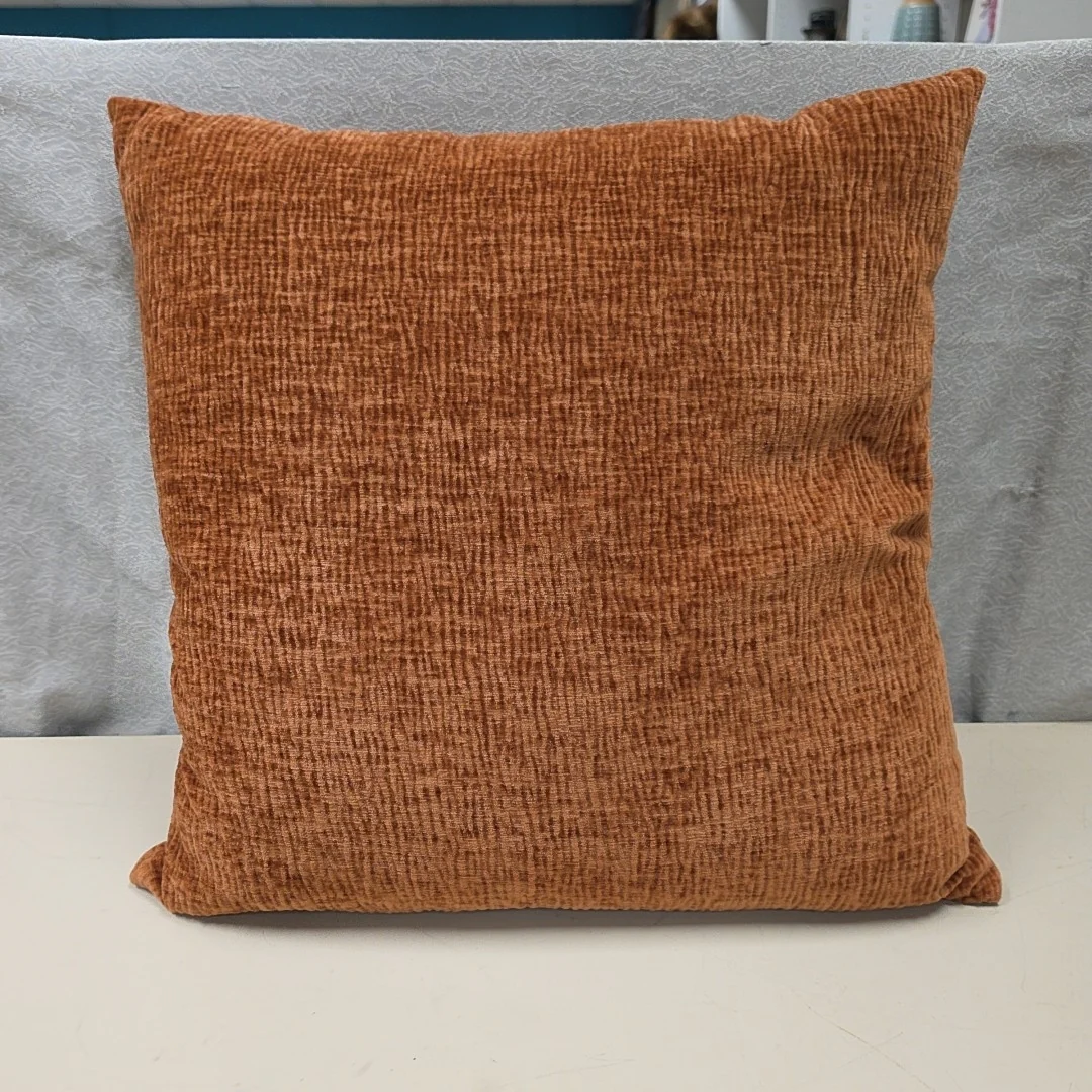 ORANGE THROW PILLOW