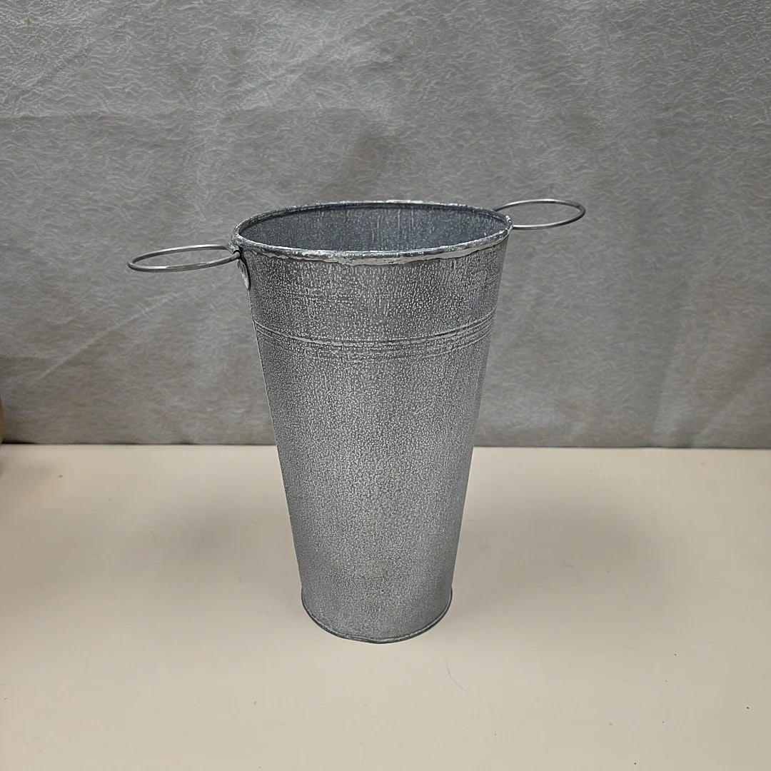 SILVER 2 HANDLE BUCKET
