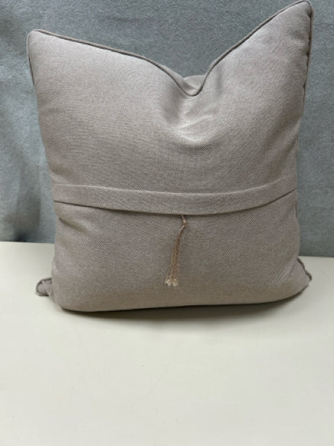 TAN TASSEL PILLOW