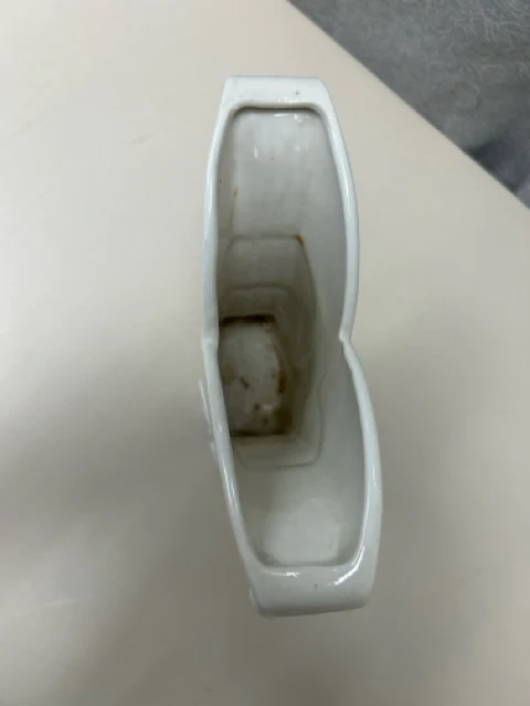 WHITE ART DECO VASE - Image 2