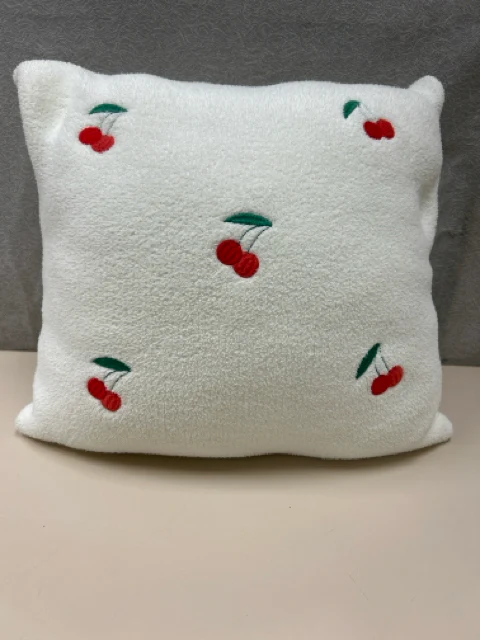 WHITE CHERRY PILLOW