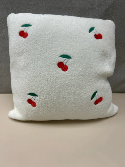 WHITE CHERRY PILLOW