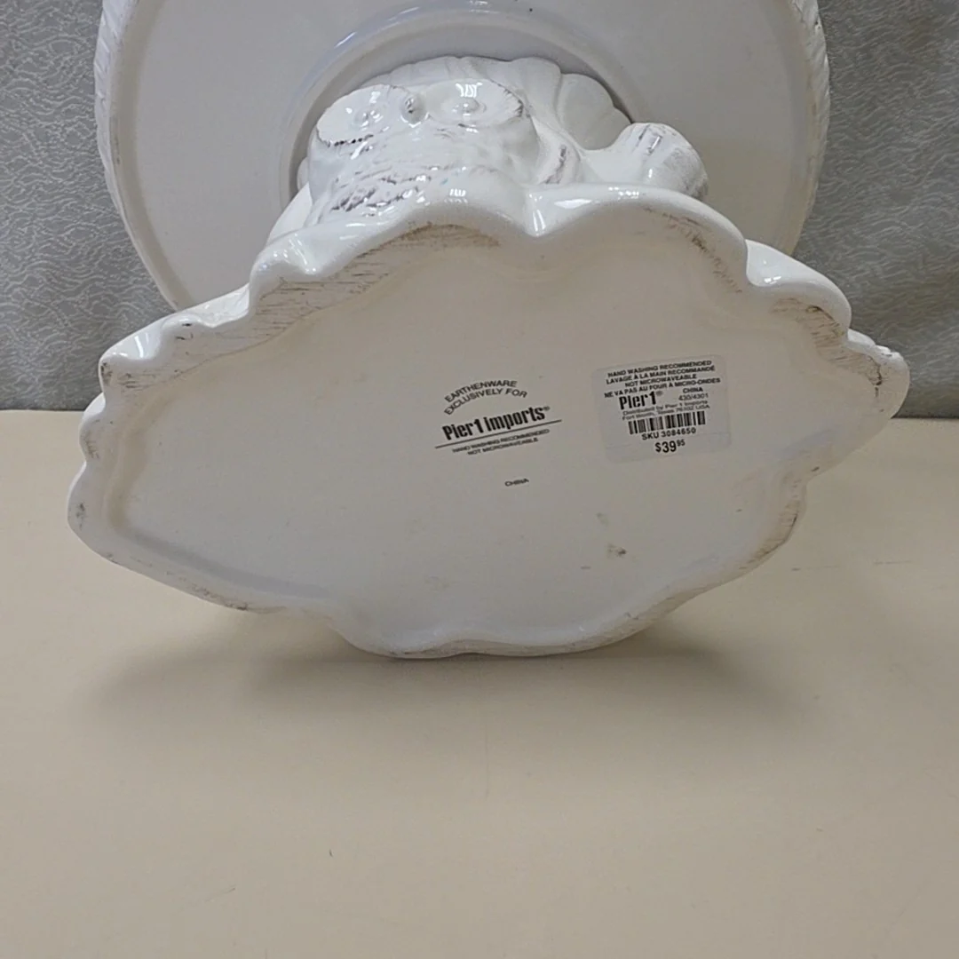 WHITE OWL CAKE PLATE - Image 2