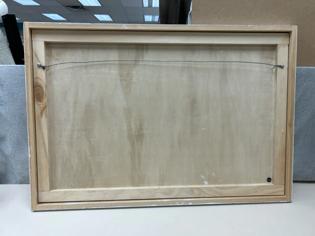 WHITE WOOD PEACOCK ART - Image 2