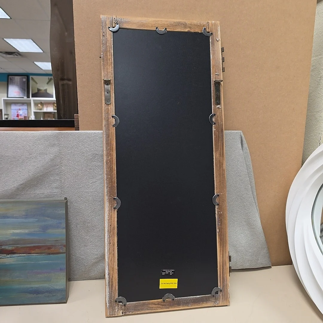 WOOD WINDOW FRAME MIRROR - Image 2